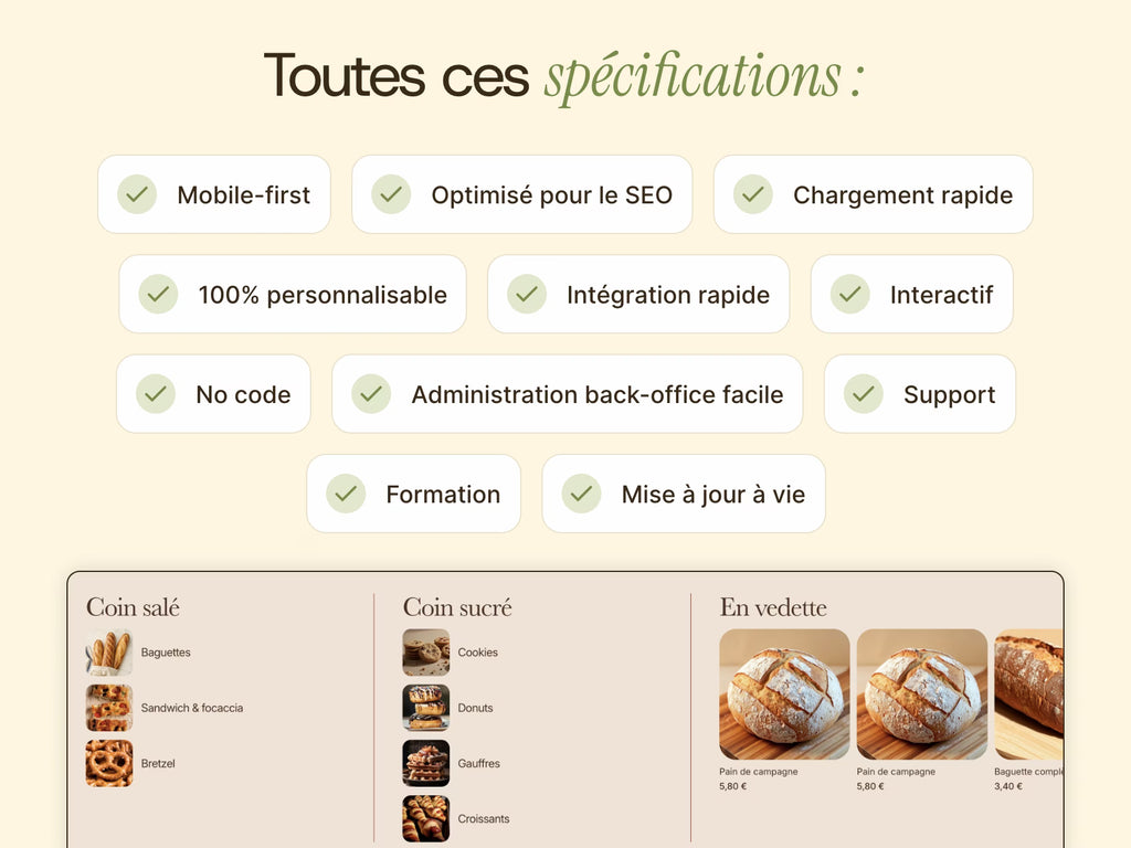 Méga-menu personnalisable