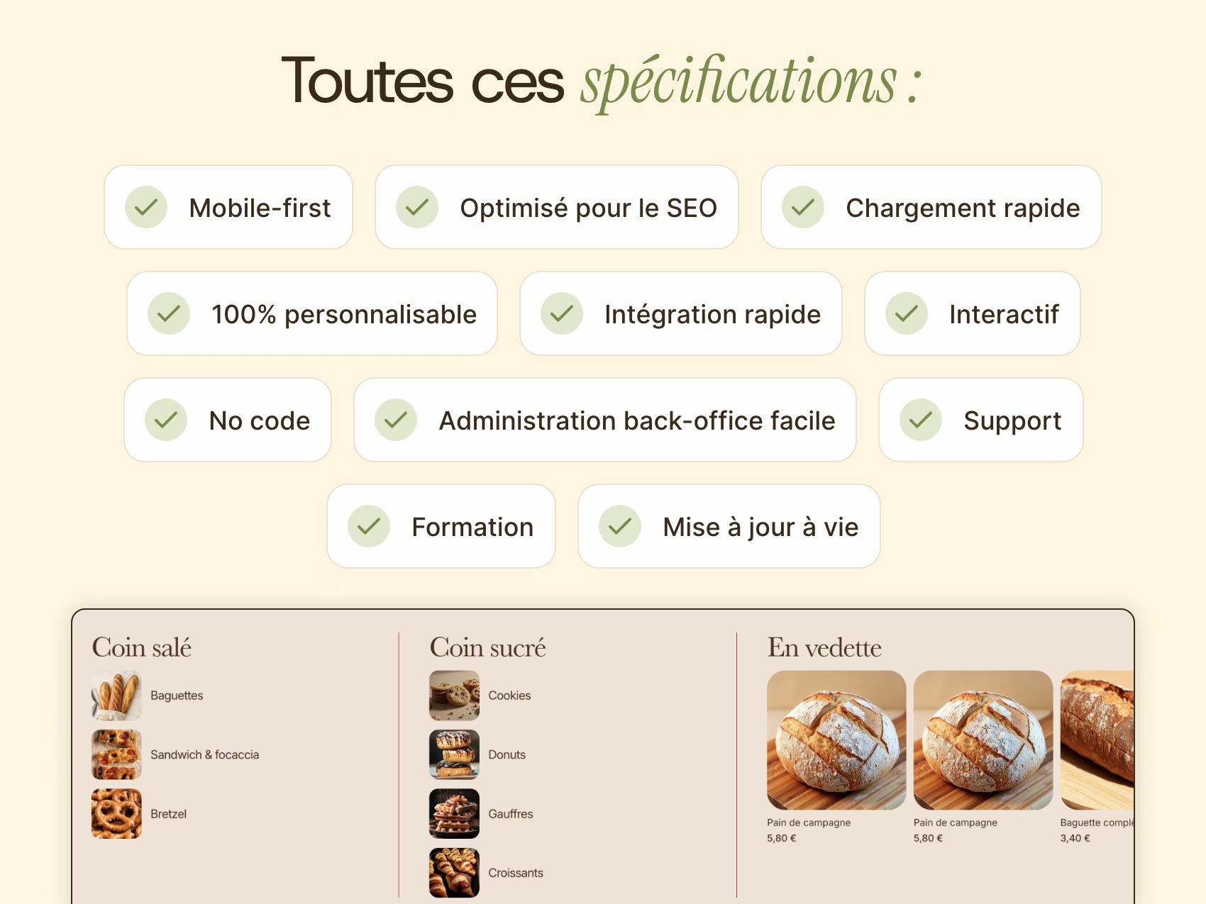 Méga-menu personnalisable