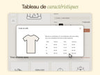 Tableau de caractéristiques produit dynamiques