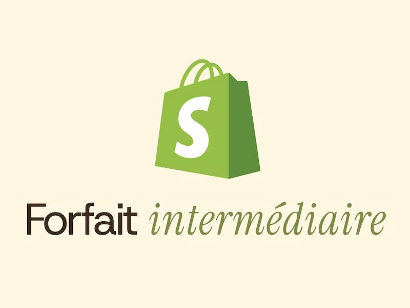 Création de Boutique Shopify Sur-Mesure (Forfait Intermédiaire)
