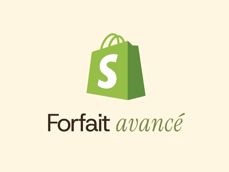 Création de Boutique Shopify Sur-Mesure (Forfait Avancé)